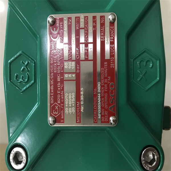 ASCO电磁阀SD8210G088EMB 电压110VAC