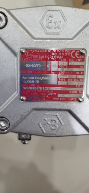 asco阿斯卡2位5通电磁阀新款WSNF8327B102??24VDC??